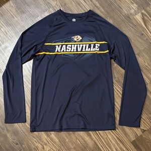 Nashville Predators longsleeve tech/performance tee